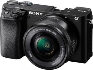 Sony Alpha 6100 schwarz mit AF E 16-50mm Kompakte Systemkamera