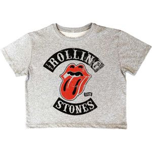 The Rolling Stones - "Tour '78" Kurzes Top für Damen RO5591 (L) (Grau)