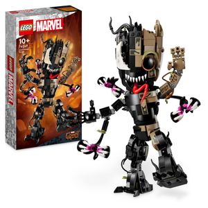 LEGO 76249 Marvel Venomized Groot Bauspielzeug, Verwandle Baby Groot in die Venomized Version, Guardian of the Galaxy Charakter, Spiel- und Ausstellungsset, Geschenk für Avengers-Fans