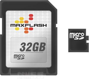 Karta micro SD 32 GB Class 4 + adapter SD - karta pamięci MaxFlash