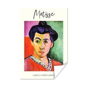 MuchoWow® Poster Grüner Streifen (1905) - Matisse - Kunst 60x90 cm - Wanddekoration