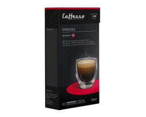 Caffesso Intenso 10 ks - 100% kompatibilné kapsuly do kávovarov Nespresso, DeLonghi a Krups