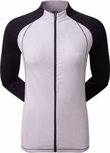 Footjoy Houndstooth Printed Midlayer Navy/Purple Cloud S Bluza Dresowa