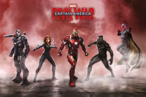 Captain America Poster - Civil War, Team Iron Man (61 x 91 cm)