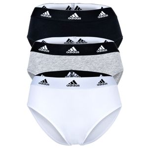 Adidas Unterhose Damen-Slip mit Logo-Bund 3er Pack
