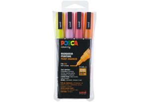 POSCA Pigmentmarker PC-3ML Glitter 4er Box