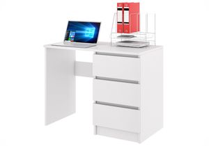 Bürotisch Schreibtisch Computertisch Laptoptisch Büromöbel Arbeitstisch färben, Farbe:weiß