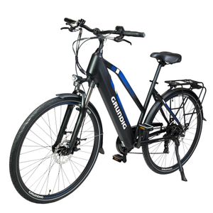 28" ROWER ELEKTRYCZNY MIEJSKI GRUNDIG ETB2800 E-bike PRZERZUTKI SHIMANO 7 GEAR DAMSKI MĘSKI 110KM 36V/14.7AH Samsung Battery 529.2Wh