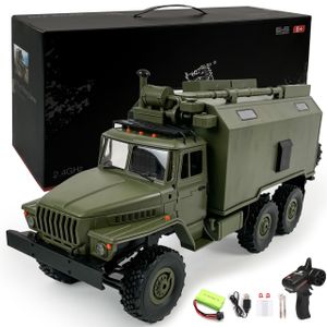 RC vojenský náklaďák WPL URAL B-36 – 6x6 Offroad Truck 1:16, RTR s LED světly a baterií