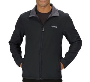 Regatta Softshelljacke Herren Cera V dauerhaft Wasserabweisend , Größe:L, Farbe:Schwarz