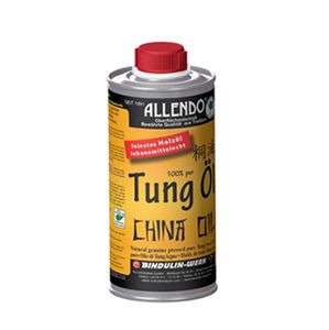 Tungöl - Holzöl - biologisches Naturprodukt lebensmittelecht (250 ml) inkl. Pinsel zum Auttragen von E-Com24