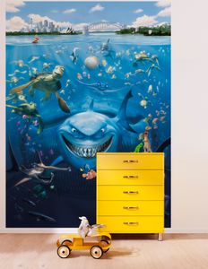 Komar Fototapete "Nemo" 184 x 254 cm, blau, 4-406