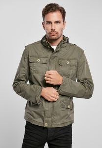 Brandit - Britannia Jacket 3116-1 Oliv Jacke Herren Feldjacke Used Look Größe L