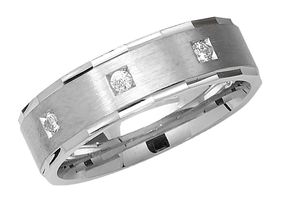 Schwerer 925 Sterling Silber 6mm Herren/Damen - Trauring/Ehering/Hochzeitsring mit Zirkonia, 58 (18.5); WJS14927
