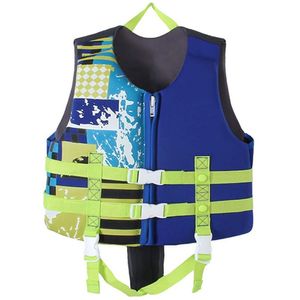 Kinder Schwimmweste Schwimmen Jacke für Kleinkinder mit Einstellbare Sicherheits Straps,M (Blau)