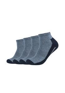 Camano Uni Socken - Pro Tex Function Quarter, einfarbig, 4er Pack Blau 39-42