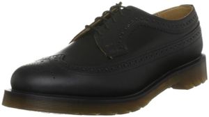 Dr. Martens - 3989 Brogue Shoe Black Smooth, 13844001, Herren Schuhe schwarz Größe 36 (UK3)