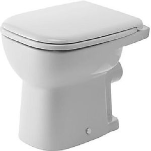 Duravit D-Code - Stand-WC, mit Flachspülung, Weiß 21090900002