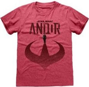 Star Wars T-Shirt Herren Andor 2 - Incognito rot meliert L