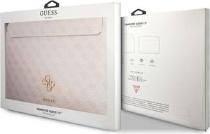 Guess 13 Inch Laptop and Tablet Sleeve - Pink - PolyurethanLeather - Big 4G Logo Guess 13 Inch Laptop and Tablet Sleeve - Pink - PolyurethanLeather - Big 4G Logo