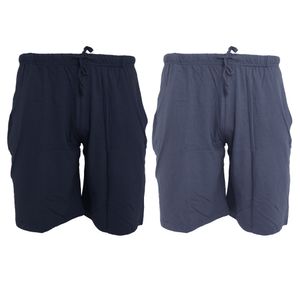 Tom Franks Jersey-Lounge-Shorts, 2er-Pack SHORTS232 (L) (Marineblau/Denim)