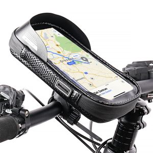 MidGard Fahrrad-Tasche für Lenker, Smartphone-Halterung, Handy-Tasche für Fahrrad, e-Bike, universell