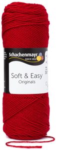 Schachenmayr Soft & Easy 00030 Cherry Przędza dziewiarska