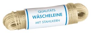 homiez Wäscheleine mit Vollstahleinlage, Stärke 2,7 mm Länge: 30 m ummantelt