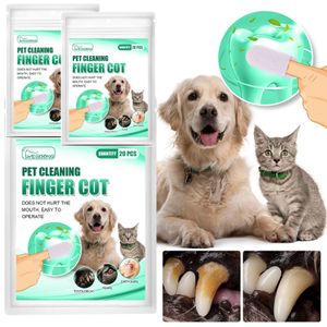 60Stück Hundezahnbürste, Pet Finger Zahnbürste, Fingerlinge Hunde Zahnpflege,Anti-Plaque Finger Hund,Effiziente und Saubere Haustierzahnbürste aus Strickgewebe