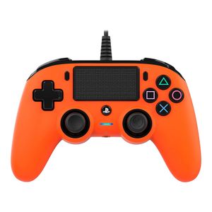 NACON PS4OFCPADORANGE herní periferie Orange USB Analog/Digital Gamepad PC, PlayStation 4 NACON Provedení výrobku: Oranžová barva, Typ zařízení: Gamepad, Technologie připojení: Kabelové, Napájení: Kabel, Rozhraní zařízení: USB, Podporované herní platformy: Kompatibilita: PC, PlayStation 4