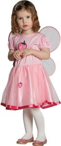 Erdbeerfee-Kleid mit Flügeln, Größe:92