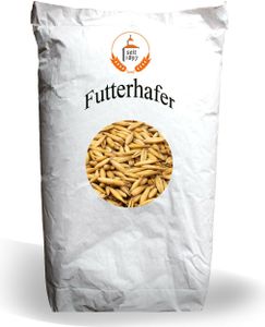 LanDixx Hafer 25 kg Futterhafer gereinigt Pferdefutter Geflügelfutter Nagerfutter Schafe