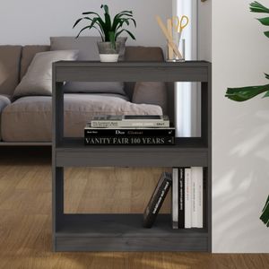 Bücherregal/Raumteiler Grau 60x30x71,5 cm Massivholz Kiefer , Bücherregale Design 2024 Bücherregal/Raumteiler Grau 60x30x71,5 cm Massivholz Kiefer , Bücherregale Design 2024