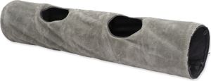Tunel MAGIC CAT plyšový šedý 120 cm
