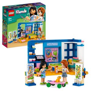 LEGO 41739 Friends Lianns Zimmer, Mini-Spielzeug zum Thema Kunst, kleines Geschenk zum Sammeln mit Mini-Puppen Liann und Autumn aus der Serie 2023