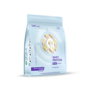 QNT Light Digest Whey Protein 500 g weiße Schokolade / Whey Protein / Leicht verdauliches Whey Protein, reich an BCAA und Ballaststoffen