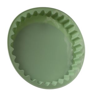 Backform - Kuchenform - Tarteform - Silikon - rund - D: 26,5cm - mintgrün