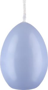 Eikerzen, Hühnerei Blue Bell Hellblau, 6 x 4,5 cm, 6 Stück, Ostereikerzen