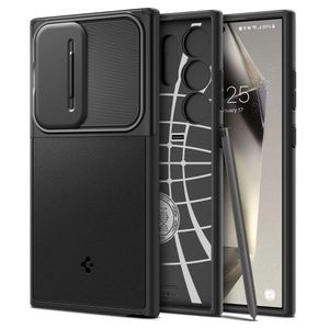 Etui Spigen Optik Armor odpowiednie dla Samsung Galaxy S24 Ultra - Czarny