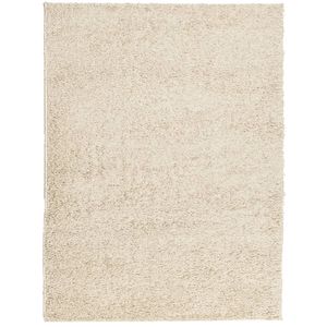 vidaXL Teppich Shaggy Hochflor Modern Golden 300x400 cm