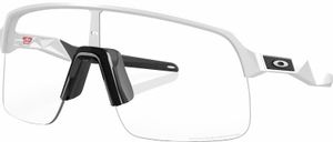 Oakley Sutro Lite 94634639 White/Clear Photochromic Fahrradbrille