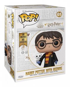 Harry Potter - Harry Potter mit Hedwig 18" 48cm Zoll Super Sized 01 - Funko Pop! -