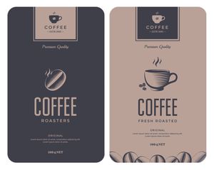 Glasabdeckplatten Coffee Cup 2er