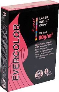 Clairefontaine Recyclingpapier Evercolor himbeerrot DIN A4 80 g/qm 500 Blatt