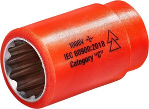 Izolovaný nástrčný kľúč ITL, 1/2in Drive TK13772 (19 mm) (viacfarebný)