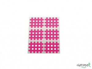 Gatapex Akupunkturpflaster pink (6 Gittertapes, 2,8 cm x 3,6 cm)
