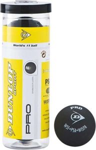Dunlop - 3 balenia squashových loptičiek CS1122 (jedna veľkosť) (čierna/biela)