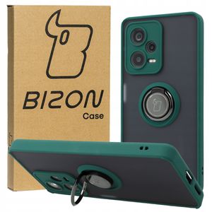 Schutzhülle Bizon für Xiaomi Redmi Note 12 Pro Plus 5G, Dunkelgrün, Case, Cover, Handy hülle, Handy tasche, Futeral
