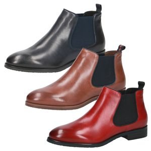 Caprice Damen Stiefeletten Chelsea Boots 9-25327-25, Größe:38.5 EU, Farbe:Rot