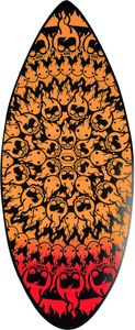 Osprey 41" Skimboard Skimmer Flame Skull